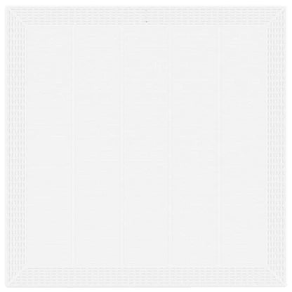 Garten Essgruppe 5 pcs Weiß Polt Rattan