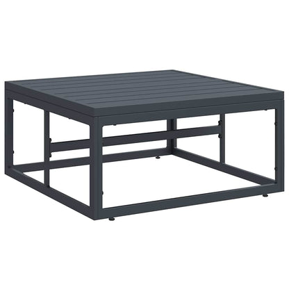 Garten-Sofa-Set mit Kissen 6 pcs Anthrazit Stahl & Stoff