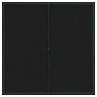 Garten Essgruppe 3 pcs Schwarz Poly Rattan