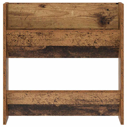 Wandschuhschränke mit Regal 2 pcs Altholz Holzwerkstoff