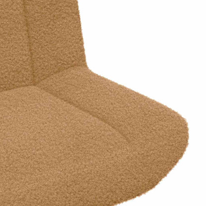 Drehstuhl Beige 63 x 75 x 76 cm Stoff