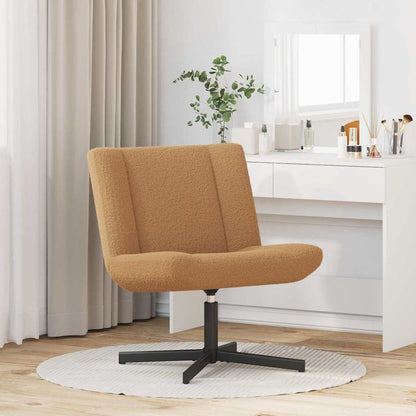 Drehstuhl Beige 63 x 75 x 76 cm Stoff