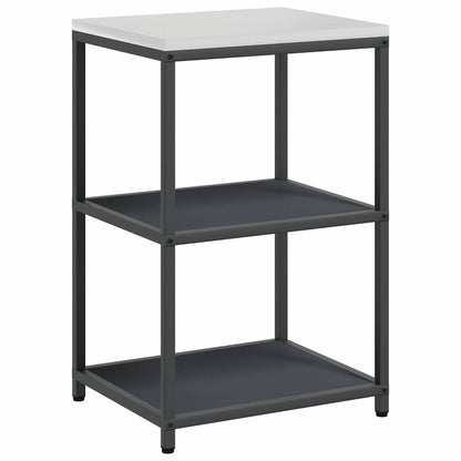 Küchenlager-Set mit Regal 3 pcs Anthrazit 180 x 50 x 92 cm