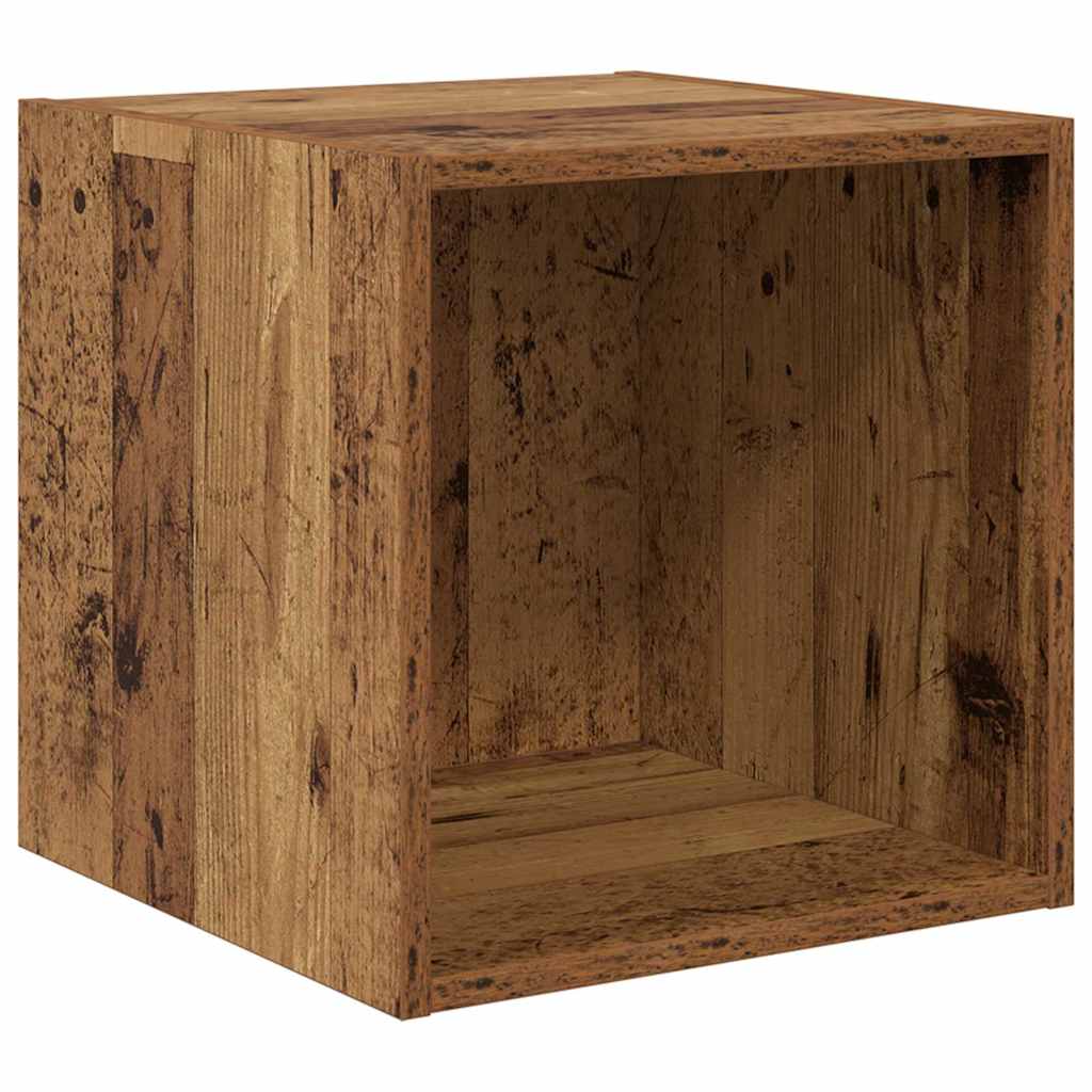 TV-Schrank-Set 4 pcs Altholz 37 x 37 x 142,5 cm Holzwerkstoff