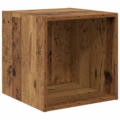 TV-Schrank-Set 4 pcs Altholz 37 x 37 x 142,5 cm Holzwerkstoff
