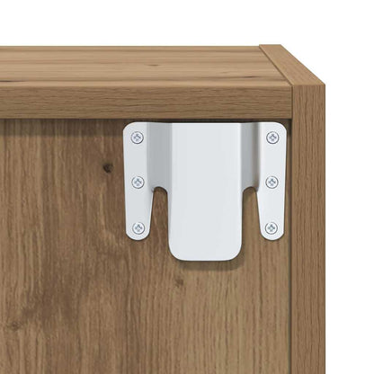 TV-Schrank-Set 4 pcs Eiche handwerklich 37 x 37 x 142,5 cm