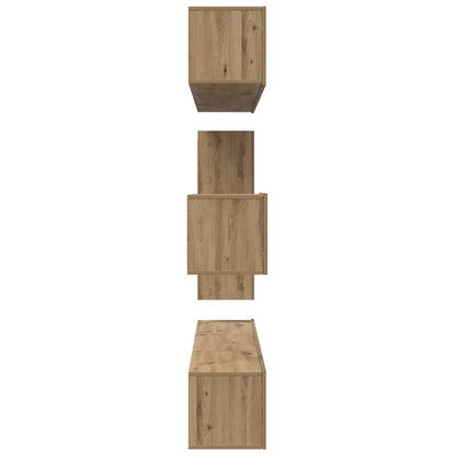 TV-Schrank-Set 8 pcs Eiche handwerklich 30,5 x 30 x 90 cm