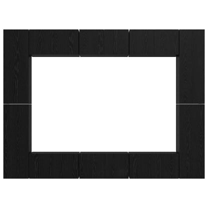 TV-Schrank-Set 10 pcs Schwarze Eiche Mittel 30,5 x 30 x 90 cm