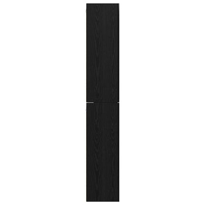 TV-Schrank-Set 10 pcs Schwarze Eiche Mittel 30,5 x 30 x 90 cm