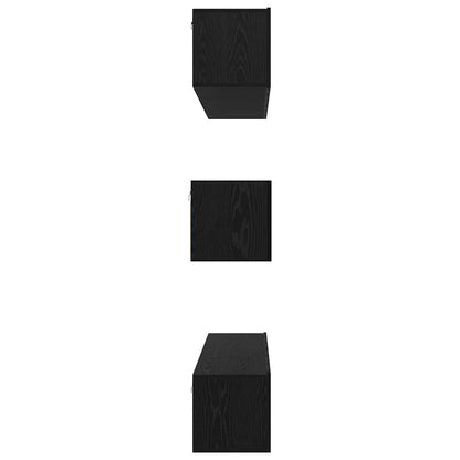 TV-Schrank-Set 8 pcs Schwarze Eiche 60 x 30 x 30 cm