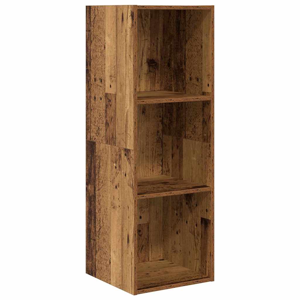 TV-Schrank-Set 4 pcs Altholz 37 x 37 x 142,5 cm Holzwerkstoff