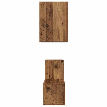 TV-Schrank-Set 4 pcs Altholz 60 x 30 x 30 cm Holzwerkstoff