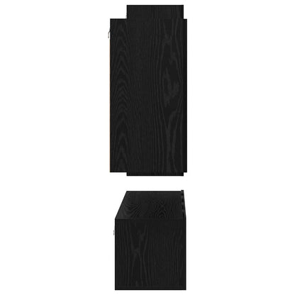 TV-Schrank-Set 4 pcs Schwarze Eiche 30,5 x 30 x 90 cm