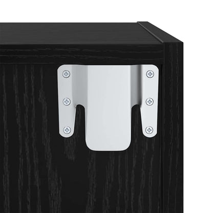 TV-Schrank-Set 4 pcs Schwarze Eiche 37 x 37 x 72 cm