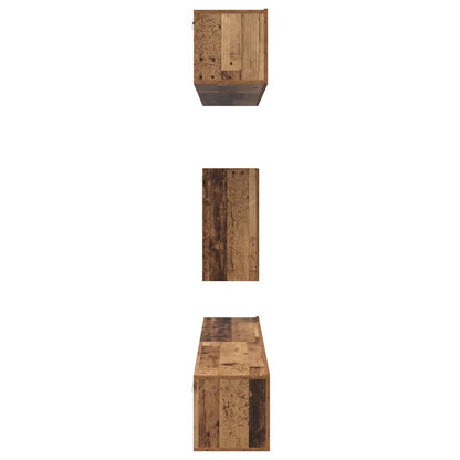 TV-Schrank-Set 6 pcs Altholz Standard Mittel Holzwerkstoff