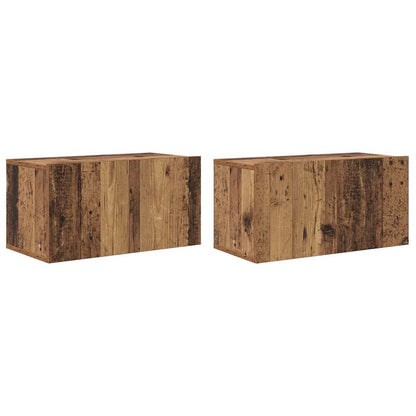 TV-Schrank-Set 8 pcs Altholz 60 x 30 x 30 cm Holzwerkstoff