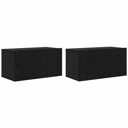 TV-Schrank-Set 8 pcs Schwarze Eiche 60 x 30 x 30 cm
