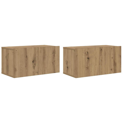 TV-Schrank-Set 8 pcs Eiche handwerklich 60 x 30 x 30 cm