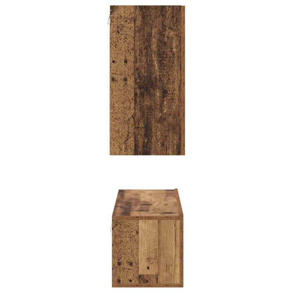 TV-Schrank-Set 4 pcs Altholz 60 x 30 x 30 cm Holzwerkstoff