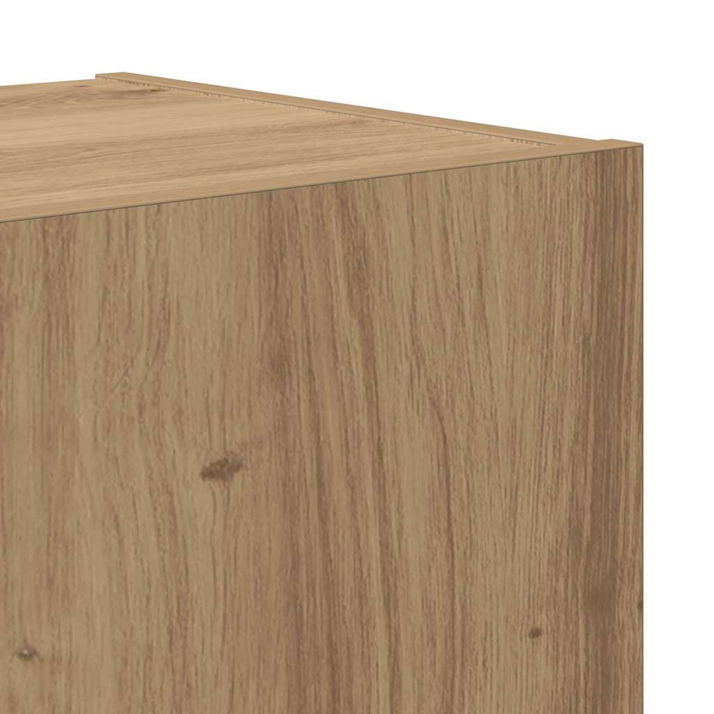 TV-Schrank-Set 8 pcs Eiche handwerklich Mittel Holzwerkstoff