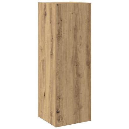 TV-Schrank-Set 8 pcs Eiche handwerklich Mittel Holzwerkstoff
