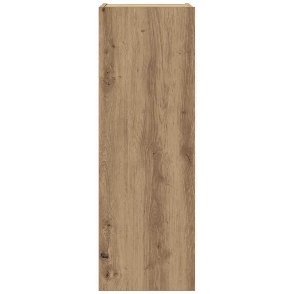 TV-Schrank-Set 8 pcs Eiche handwerklich Mittel Holzwerkstoff