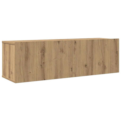 TV-Schrank-Set 8 pcs Eiche handwerklich Mittel Holzwerkstoff