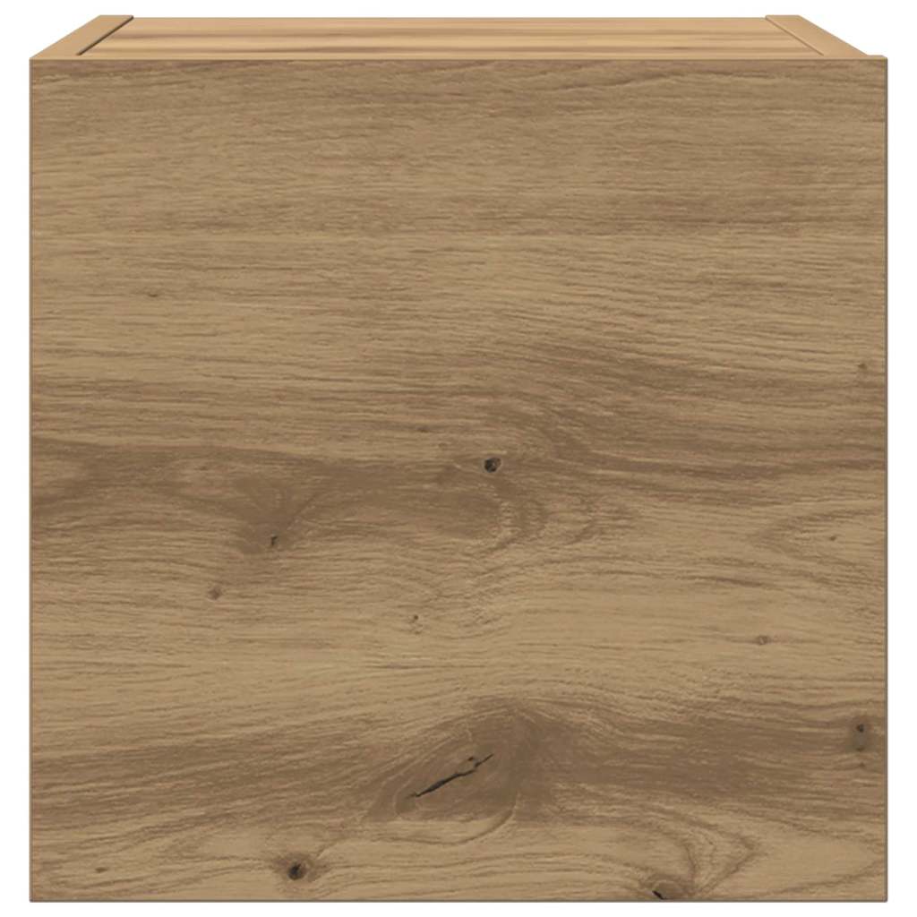 TV-Schrank-Set 8 pcs Eiche handwerklich Mittel Holzwerkstoff