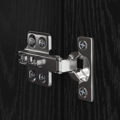 TV-Schrank-Set Wandmontiert 6 pcs Schwarze Eiche Holzwerkstoff