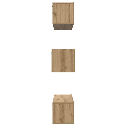 TV-Schrank-Set 6 pcs Eiche handwerklich Holzwerkstoff