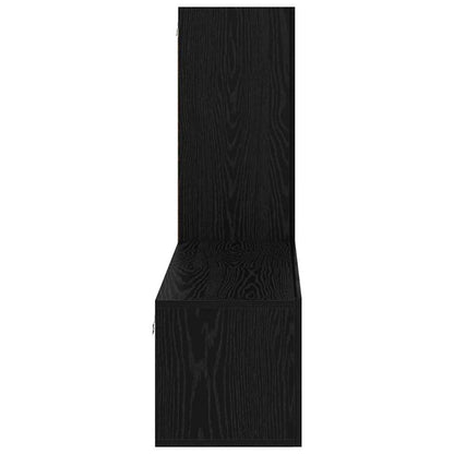 TV-Schrank-Set 3 pcs Schwarze Eiche 160 x 30 x 30 cm