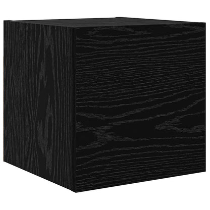 TV-Schrank-Set 9 pcs Schwarze Eiche 100 x 30 x 30,5 cm