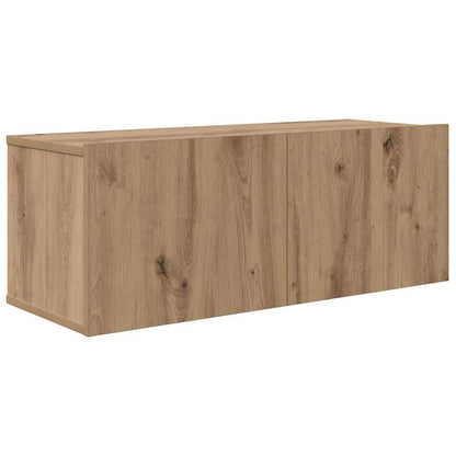 TV-Schrank-Set 4 pcs Eiche handwerklich 80 x 30 x 30 cm