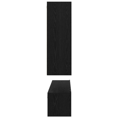 TV-Schrank-Set 5 pcs Schwarze Eiche Mittel 30,5 x 30 x 90 cm