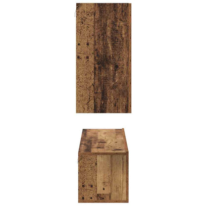 TV-Schrank-Set 4 pcs Altholz 30,5 x 30 x 60 cm Holzwerkstoff