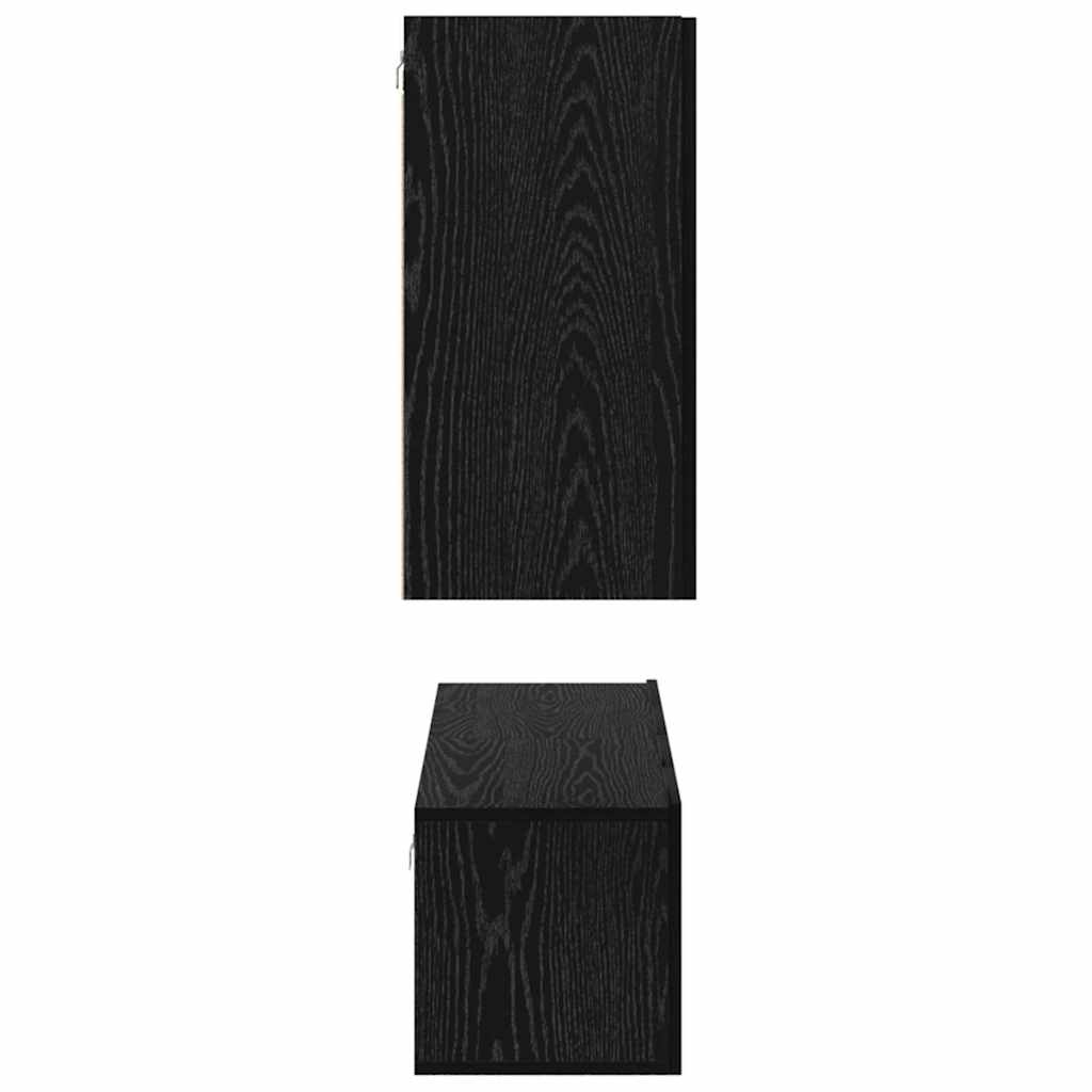 TV-Schrank-Set 4 pcs Schwarze Eiche Mittel 30,5 x 30 x 60 cm