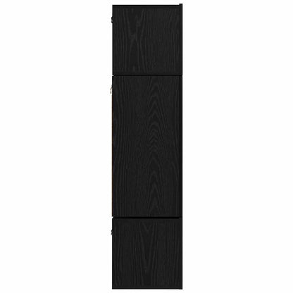TV-Schrank-Set 6 pcs Schwarze Eiche 80 x 30 x 30 cm