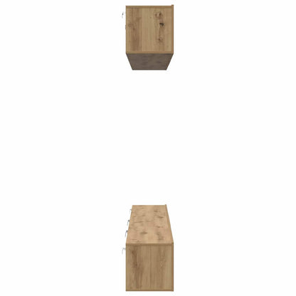 TV-Schrank-Set 6 pcs Eiche handwerklich 80 x 30 x 30 cm