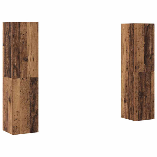 TV-Cabinet-Set 4 pcs Altholz 30,5 x 30 x 60 cm Holzwerkstoff