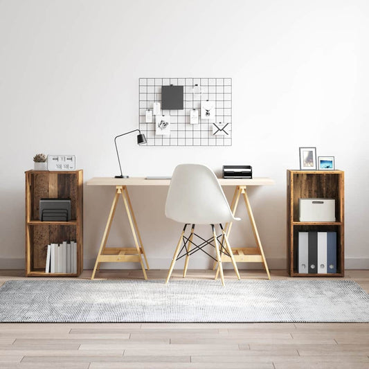 TV-Schrank-Set 2 pcs Altholz Holzwerkstoff