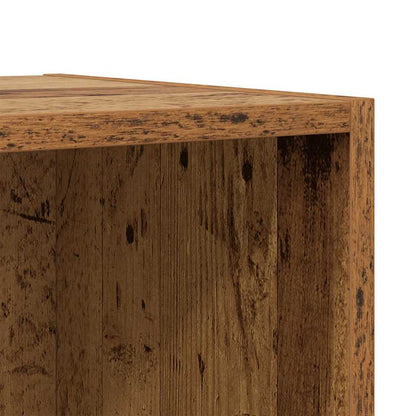 TV-Schrank-Set 2 pcs Altholz 37 x 37 x 142,5 cm Holzwerkstoff