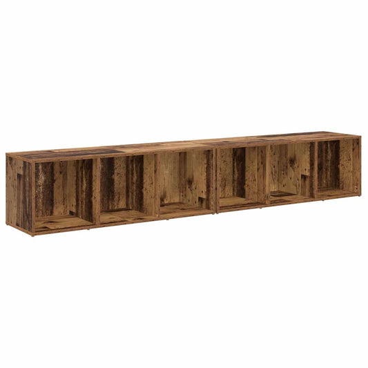 TV-Schrank-Set 2 pcs Altholz Holzwerkstoff