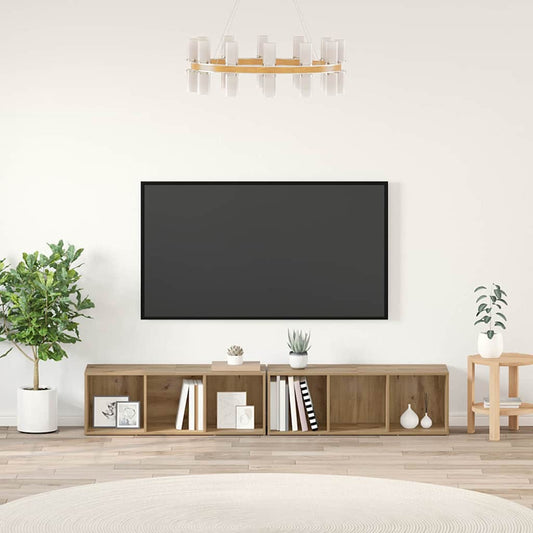 TV-Schrank-Set 2 pcs Artisan Eiche Holzwerkstoff