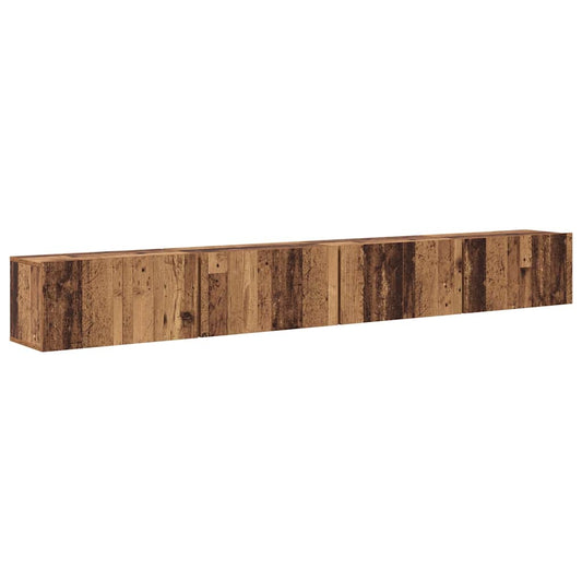 TV-Schrank-Set 4 pcs Altholz 60 x 30 x 30 cm Holzwerkstoff