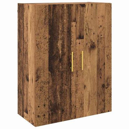 Wandmontierte Schränke 2 pcs Altholz 69.5 x 34 x 90 cm