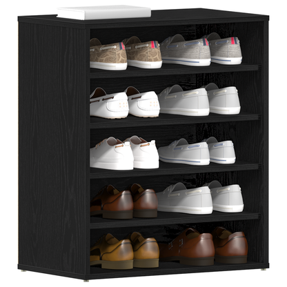 Schuhschrank Schwarze Eiche 60 x 35 x 70 cm Holzwerkstoff