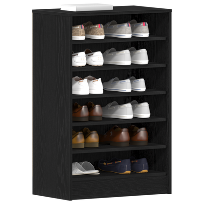 Schuhschrank Schwarze Eiche 60 x 35 x 92 cm Holzwerkstoff