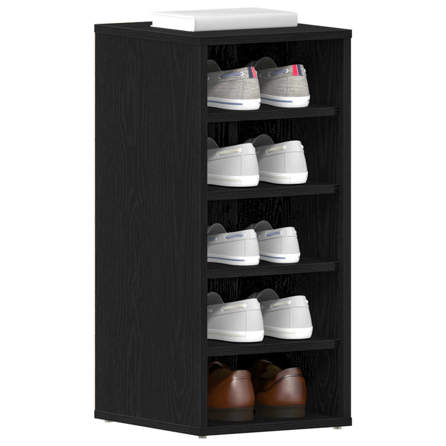 Schuhschrank Schwarze Eiche 32 x 35 x 70 cm Holzwerkstoff