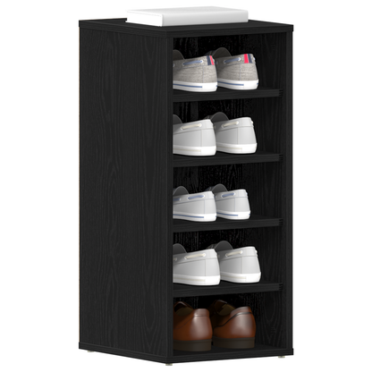 Schuhschrank Schwarze Eiche 32 x 35 x 70 cm Holzwerkstoff